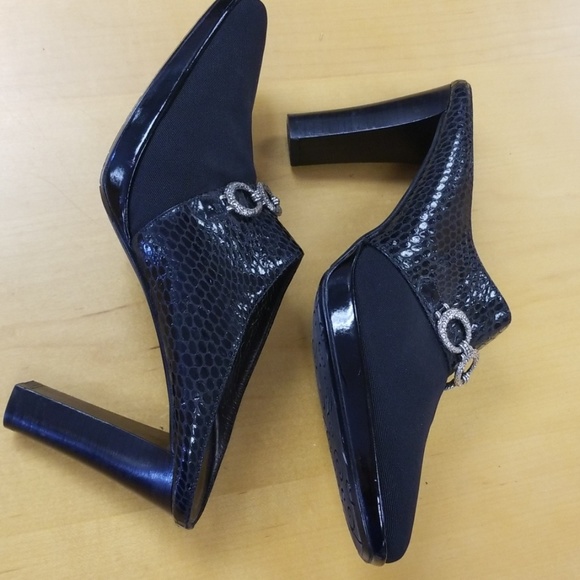 Brighton Shoes - Brighton Singer Heeled Mule/Clog